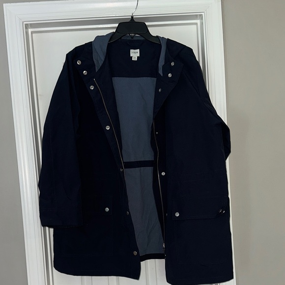 J. Crew hooded lightweight jacket - Picture 1 of 11